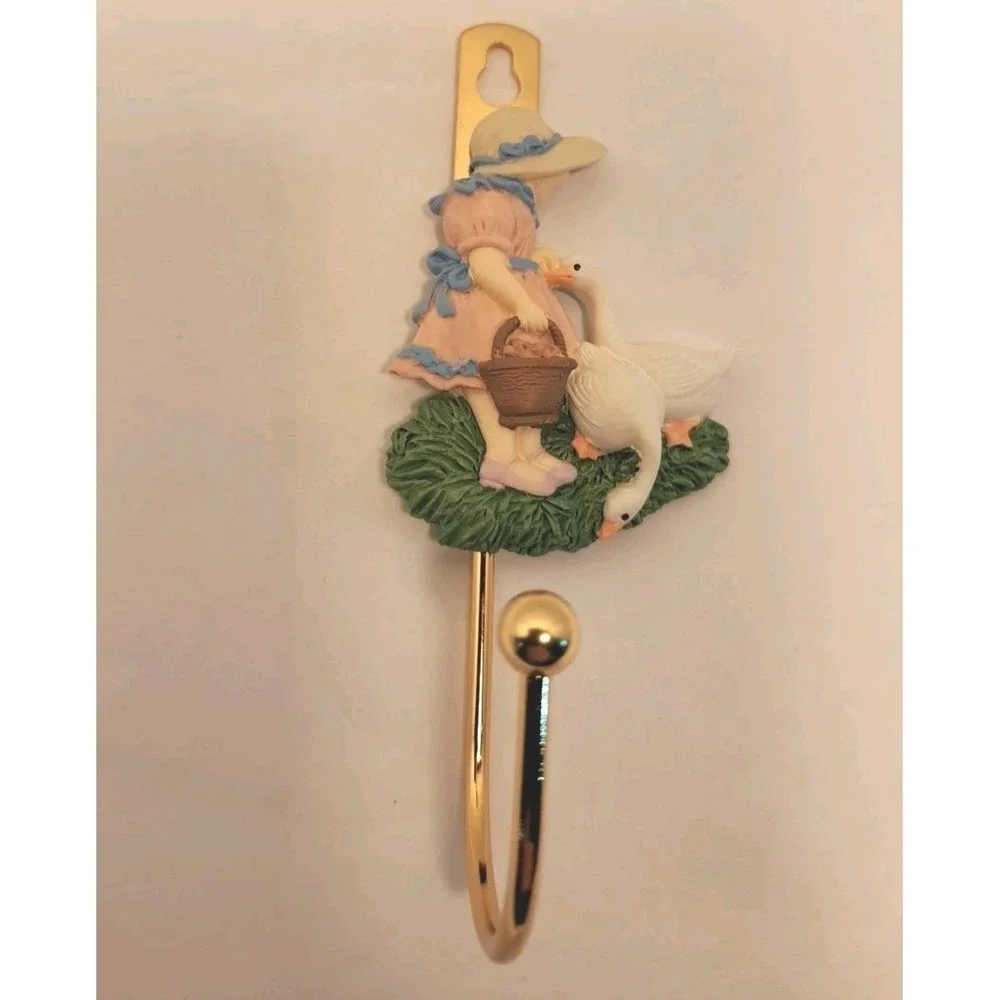 Avon Signature Collection Wall Hook- Girl With Goose